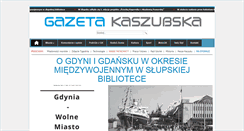 Desktop Screenshot of gazetakaszubska.pl