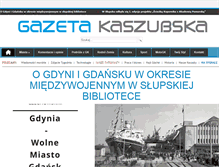 Tablet Screenshot of gazetakaszubska.pl